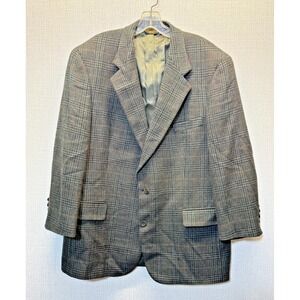 VTG Brooks Brothers 1818 Classic Houndstooth Wool Blazer USA Union Made 44R NWOT